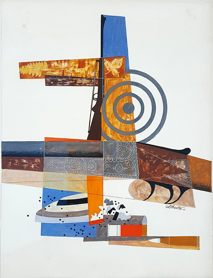 John Atherton - Guns and Shells Abstraction