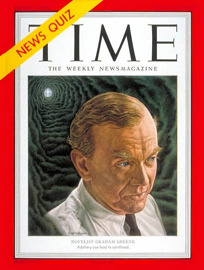 Ernest Hamlin Baker - Graham Greene, Time magazine cover, October 29, 1951