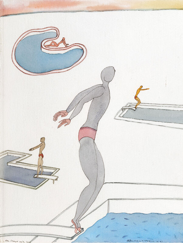 Barbara Nessim - Heads in Profile
 ‘Swimmers and Divers ’