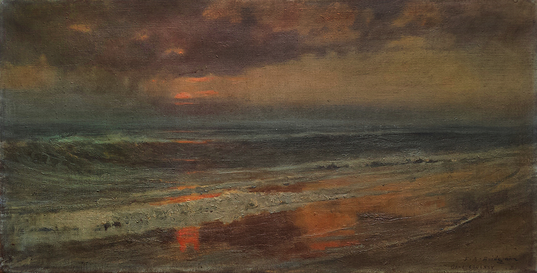 Frederick Arthur Bridgman - Seascape at Dawn