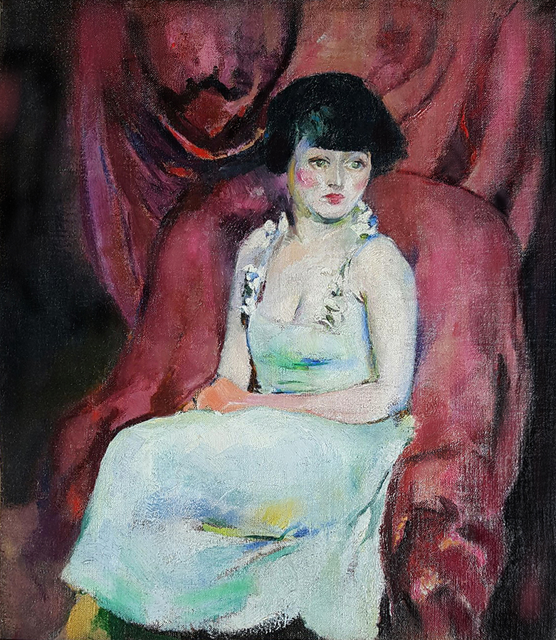 Arthur B. Carles - Portrait of a Seated Woman