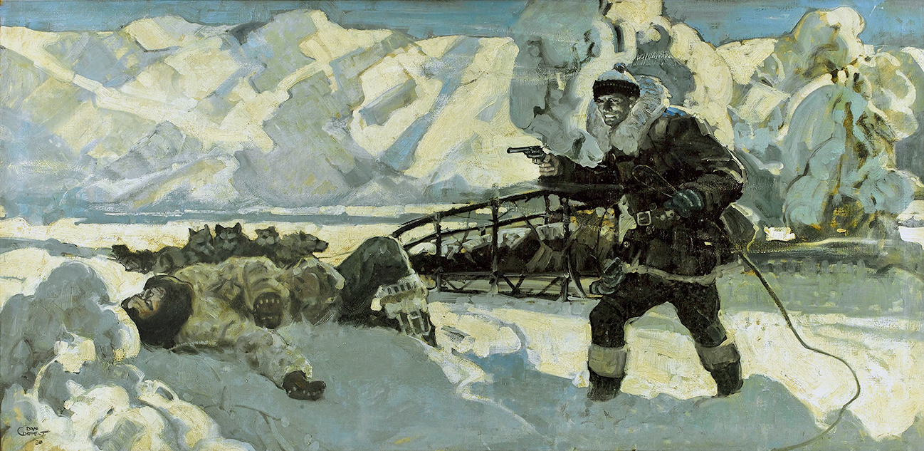 Daniel Content - Arctic Shooting, story illustration