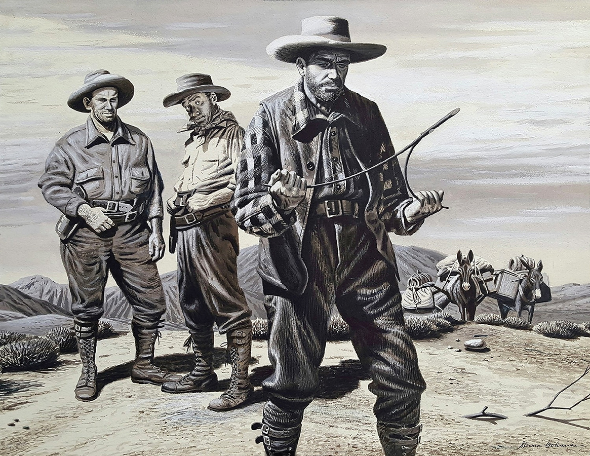 Stevan Dohanos - Water Hunters (Magazine Illustration of the Old West, American West, Cowboys), ca. 1950–1959