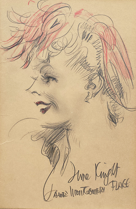 James Montgomery Flagg  - Actress June Knight