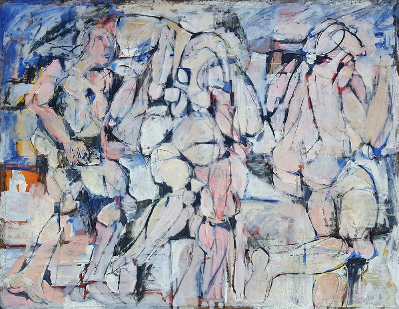 Salvatore Grippi - Figures Running, 1950