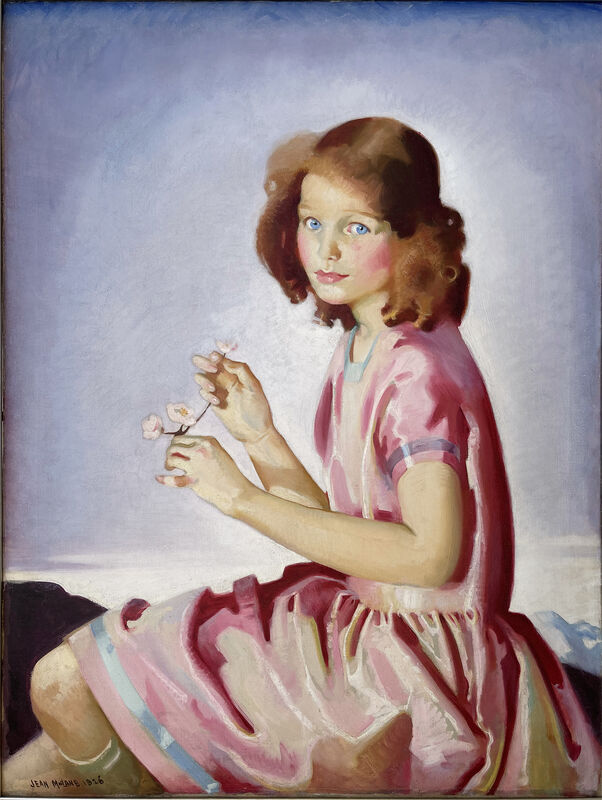 Jean (McLane) MacLane - Portrait of Dorothy Thompson as a Child (The Wild Rose)