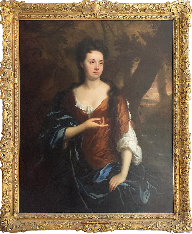 Godfrey Kneller - Portrait of Mrs. Fisher of Packerton, Warwick
