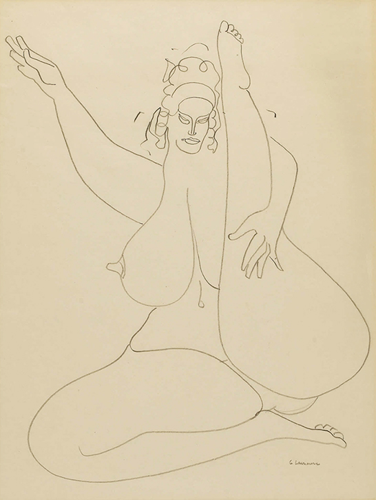 Gaston Lachaise - Sitting Nude