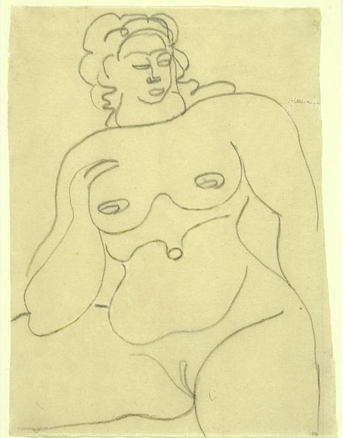 Gaston Lachaise - Female Nude