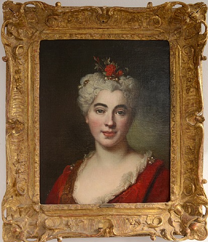 Nicolas de Largilliere - Portrait Of Elisabeth Marguerite, The Artist's Daughter