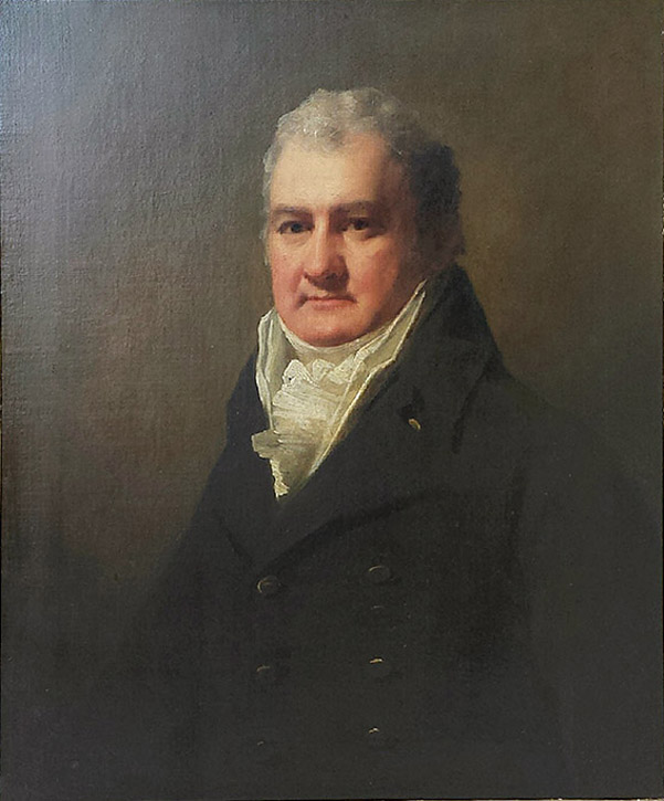 Sir Henry Raeburn - Half Length Portrait of Mr. Robertson