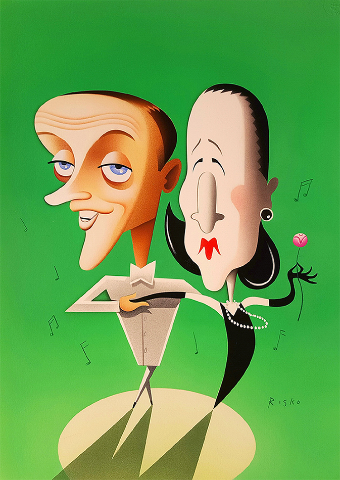 Robert Risko - Fred Astaire and Diana Vreelan