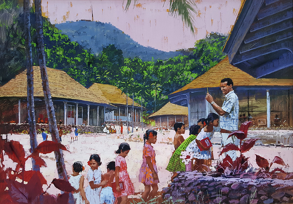 Howard Terpning - Hawaiian School