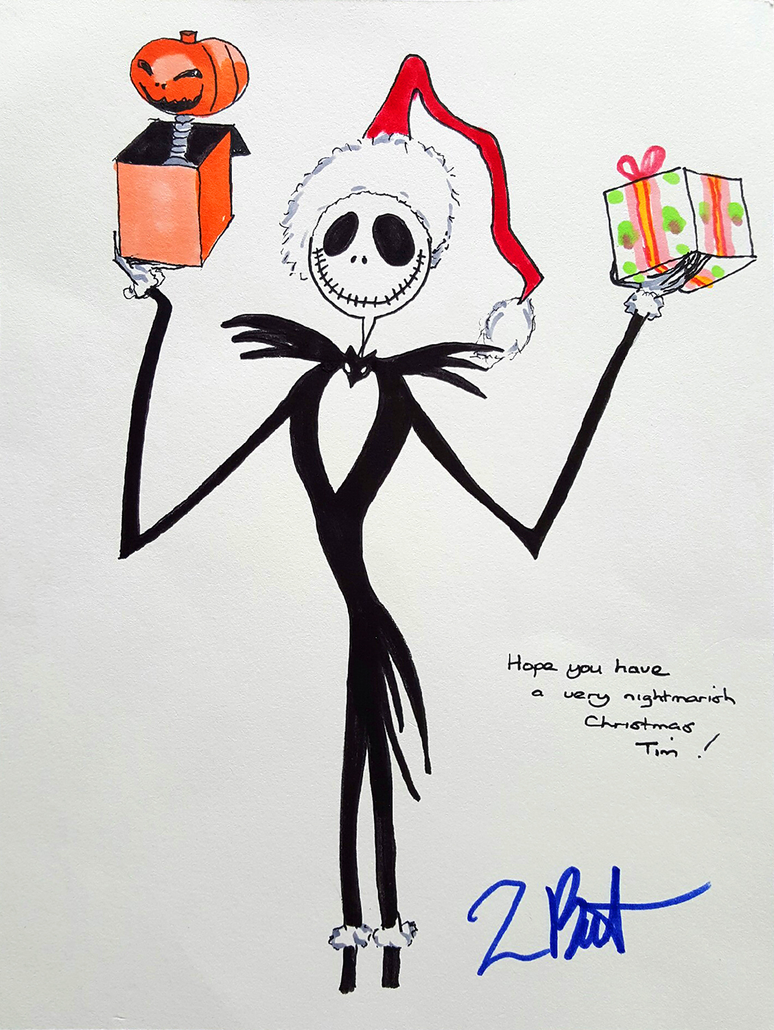 Tim Burton - Hope you have a very nightmarish Christmas Tim!